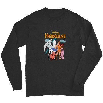 Discover Disney Hercules Classic Group Shot Vintage Long Sleeves