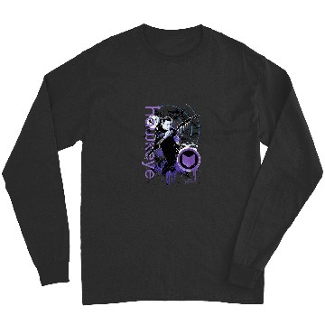 Discover Marvel Hawkeye Disney Plus Target Paint Splatter Long Sleeves