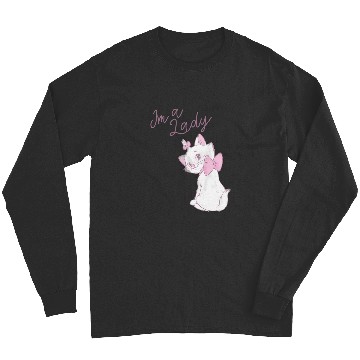 Discover Disney The Aristocats Marie I'M A Lady Text Long Sleeves