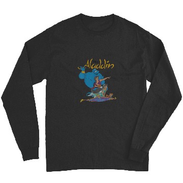 Discover Disney Aladdin  Group Shot Logo Long Sleeves