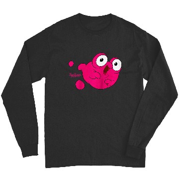 Discover Disney Treasure Planet Morph Pink Blob Raglan Baseball Tee Long Sleeves