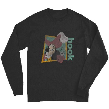 Discover Disney Peter Pan Retro Captain Hook Smirking Premium Long Sleeves