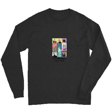 Discover us history eras tour Long Sleeves