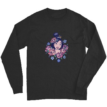 Discover Disney Mulan Floral Portrait Vintage Long Sleeves
