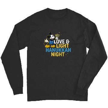 Discover Disney Mickey Mouse Love & Light Happy Hanukkah Long Sleeves