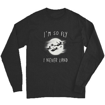 Discover Disney Peter Pan Im So Fly I Never Land Tank Top Long Sleeves
