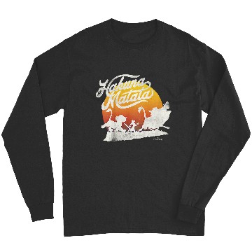 Discover Disneyss The Lion King Hakuna Matata Sunset March Long Sleeves