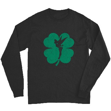 Discover Disney Tinker Bell Green Shamrock St Patricks Day Patricks Day Long Sleeves