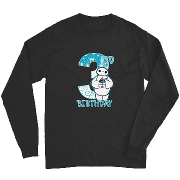 Discover Disney Big Hero 6 Baymax 3rd Birthday Cupcake Portrait Long Sleeves