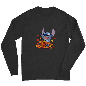 Discover Disney Lilo Stitch Autumn Leaves Stitch Long Sleeves