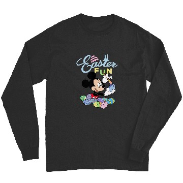 Discover Disney Mickey Mouse Easter Fun Painting Eggs Long Sleeves