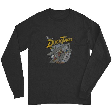 Discover Disney DuckTales Ducks On Airplane Distressed Portrait Long Sleeves