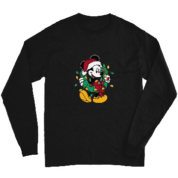 Discover Disney Mickey Mouse Christmas Lights Long Sleeves