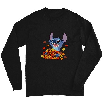 Discover Disney Lilo Stitch Autumn Leaves Stitch Long Sleeves