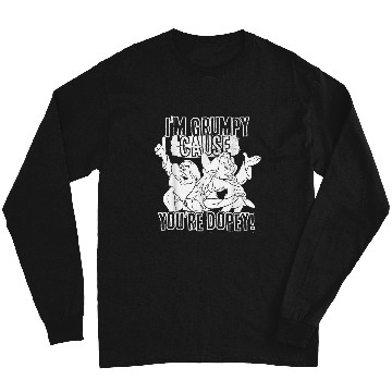 Discover Disneyss Snow White Grumpy Cause You're Dopey Graphic Long Sleeves