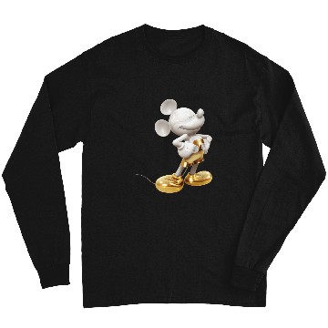 Discover Disney Gold Mickey Mouse Pose Long Sleeves