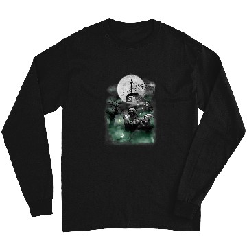 Discover Disneyss The Nightmare Before Christmas Haunted Scene Long Sleeves