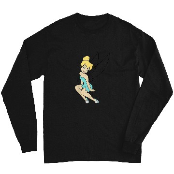 Discover Disneys Peter Pan Tinkerbell Sitting With A Smile Long Sleeves