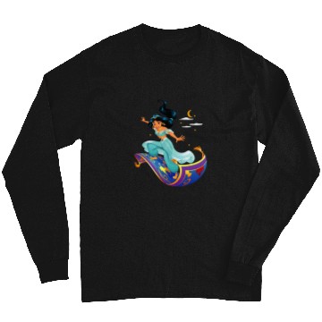 Discover Disneys Aladdin Princess Jasmine Magic Carpet Pose Long Sleeves