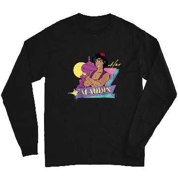 Discover Disneyss Aladdin Retro 90s Couples Matching Her Aladdin Long Sleeves