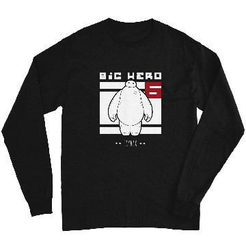 Discover Disney Big Hero 6 Baymax All White Flag Long Sleeves
