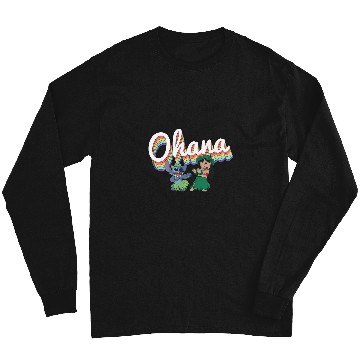 Discover Disney Lilo Stitch Pride Ohana Rainbow Long Sleeves