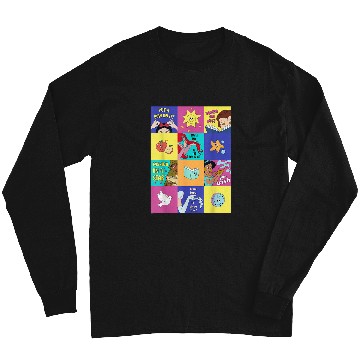 Discover Disneyss Princess Phrases Illustrated Color Message Squares Long Sleeves