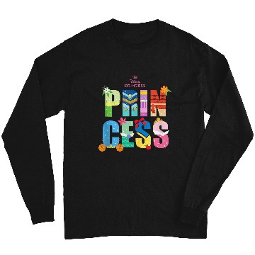 Discover Disneyss Princess Character Letters Disneyss Trip Vacation Long Sleeves