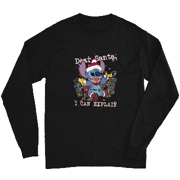 Discover Disneyss Lilo Stitch Christmas Dear Santa I Can Explain Long Sleeves