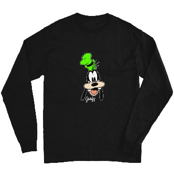 Discover Disney Goofy Big Face Portrait Long Sleeves
