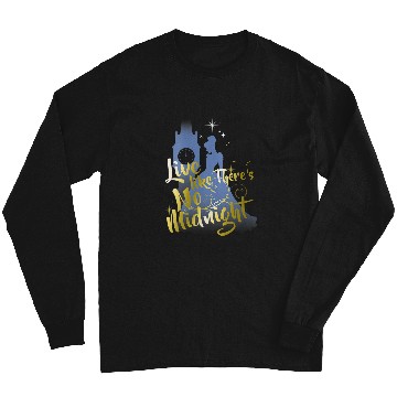 Discover Womens Disney Cinde Live Like Theres No Midnight Silhouette VNeck TShirt Long Sleeves
