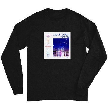 Discover Eras Tour Setlist - Singapore Night 4 Long Sleeves