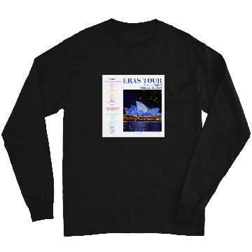 Discover Eras Tour Setlist - Sydney Night 4 Long Sleeves