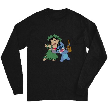 Discover Disney Lilo Stitch Hawaiian Tropical Hula Lessons Duo Long Sleeves