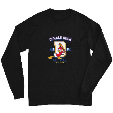 Discover Disney Donald Duck Baseball 1934 AllStar Confide Long Sleeves