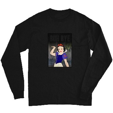 Discover Disneyss Snow White Buh Bye Poster Graphic Long Sleeves