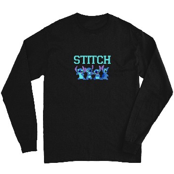 Discover Disney Lilo Stitch Multi Pose Line Up Long Sleeves