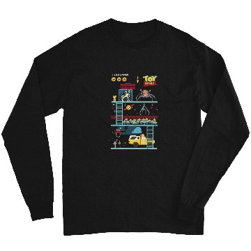 Discover Disney Pixar Toy Story 8-Bit Video Game Scene Long Sleeves