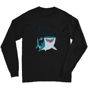 Discover Disney Pixar Finding Dory Destiny amp; Dory I Speak Whale Logo Long Sleeves
