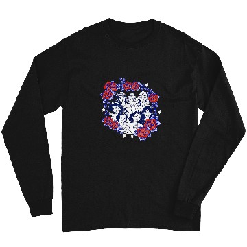 Discover Disney Princesses Group Shot Rose Circle Smile Long Sleeves