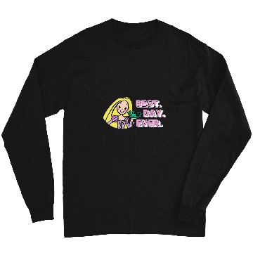 Discover Disney Tangled Rapunzel Pascal Drawing Best Day Ever Logo Long Sleeves