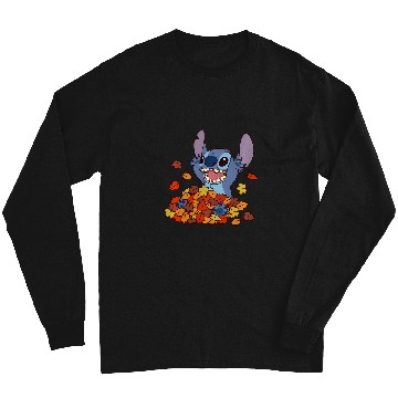 Discover Disney Lilo Stitch Autumn Leaves Stitch Long Sleeves