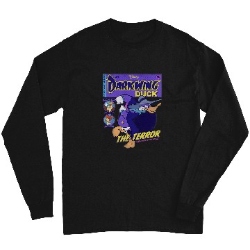 Discover Disney Darkwing Duck Black  Classic Fit Long Sleeves