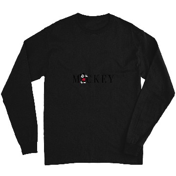 Discover Disney Mickey And Friends Mickey Mouse Simple Text Long Sleeves