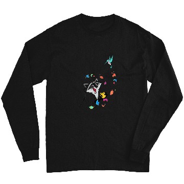 Discover Disney Pocahontas Meeko Flit Colorful Leafs Fall Long Sleeves