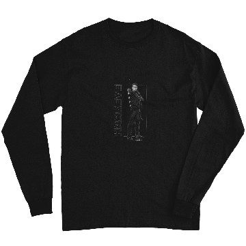 Discover Marvel Hawkeye Disney Plus Black And White Hero Long Sleeves