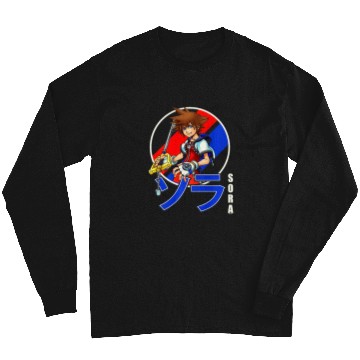 Discover Disney Kingdom Hearts Sora Classic Color Anime Circle Shot Premium Long Sleeves