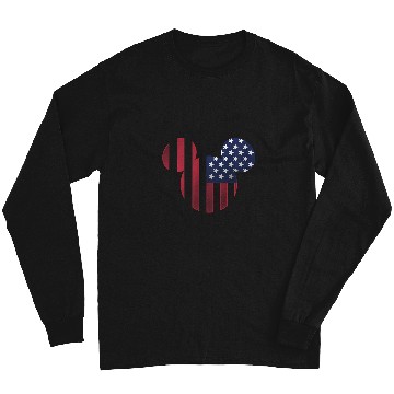 Discover Disney Mickey Mouse Americana Ears Shape Long Sleeves
