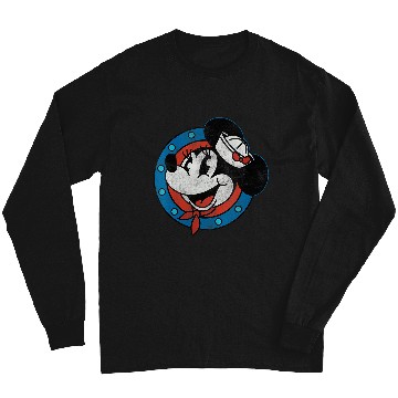 Discover Disney Cruise Sailor Minnie Mouse Distressed Long Sleeves