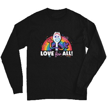 Discover Disneyss Pixars Toy Story 4 Pride Rainbow Forky Love For All Long Sleeves